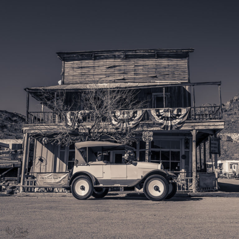 Old car Ghost town