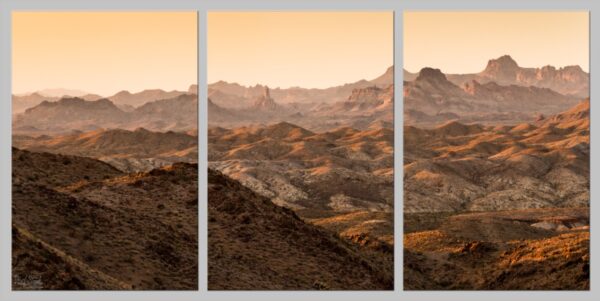 Desert Dusk Triptych